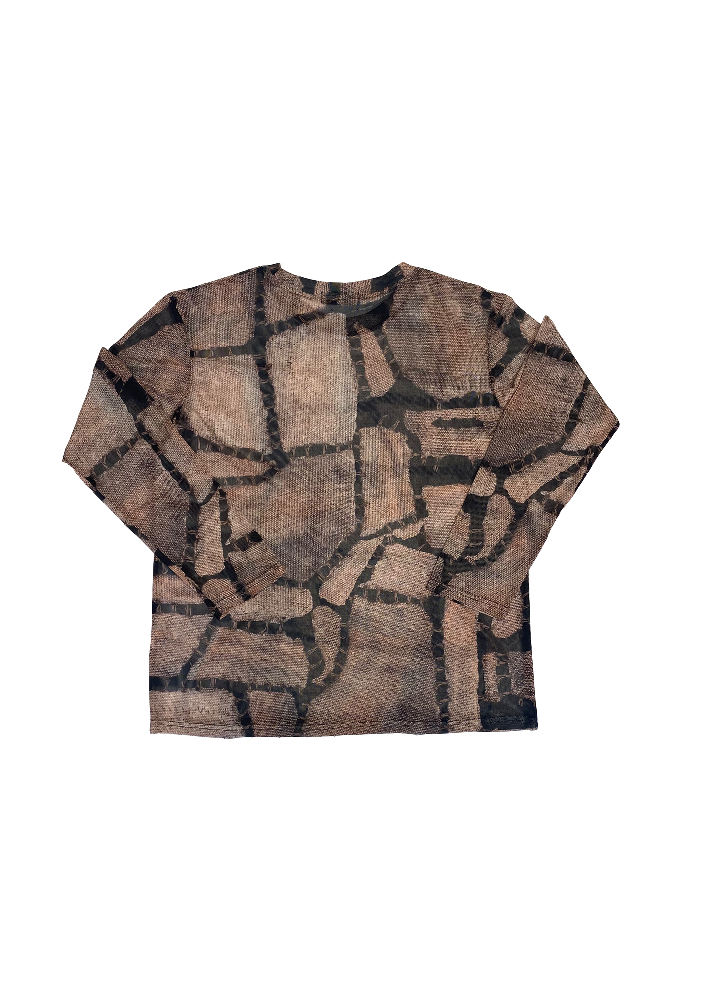 Ben Mesh Long Sleeve (Rust) - Sale