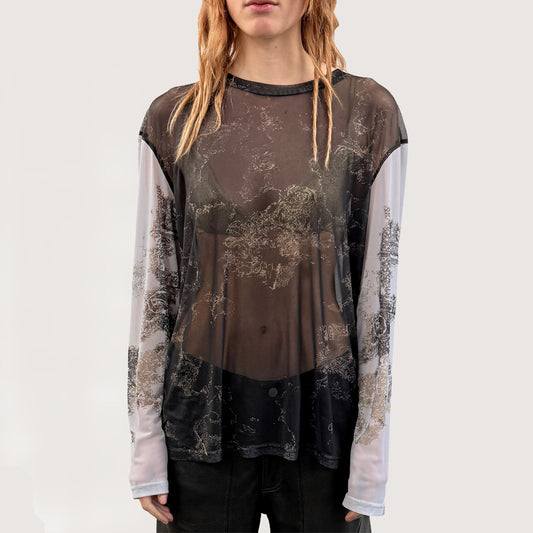 Ben Mesh Longsleeve Two Tone