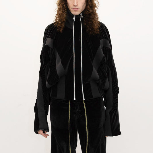 Princess Bomber Velvet Black