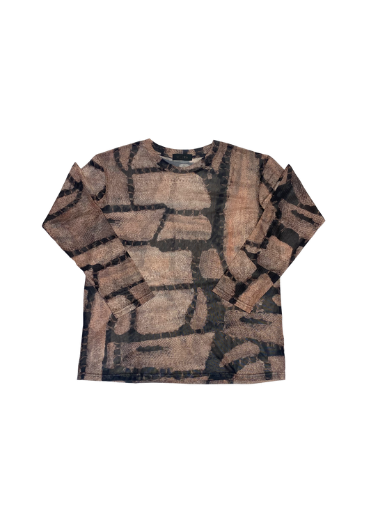 Ben Mesh Long Sleeve (Rust) - Sale