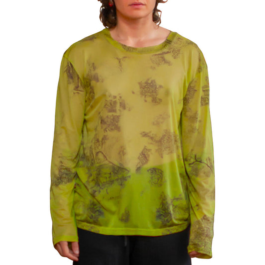 Ben Mesh Long Sleeve Yellow