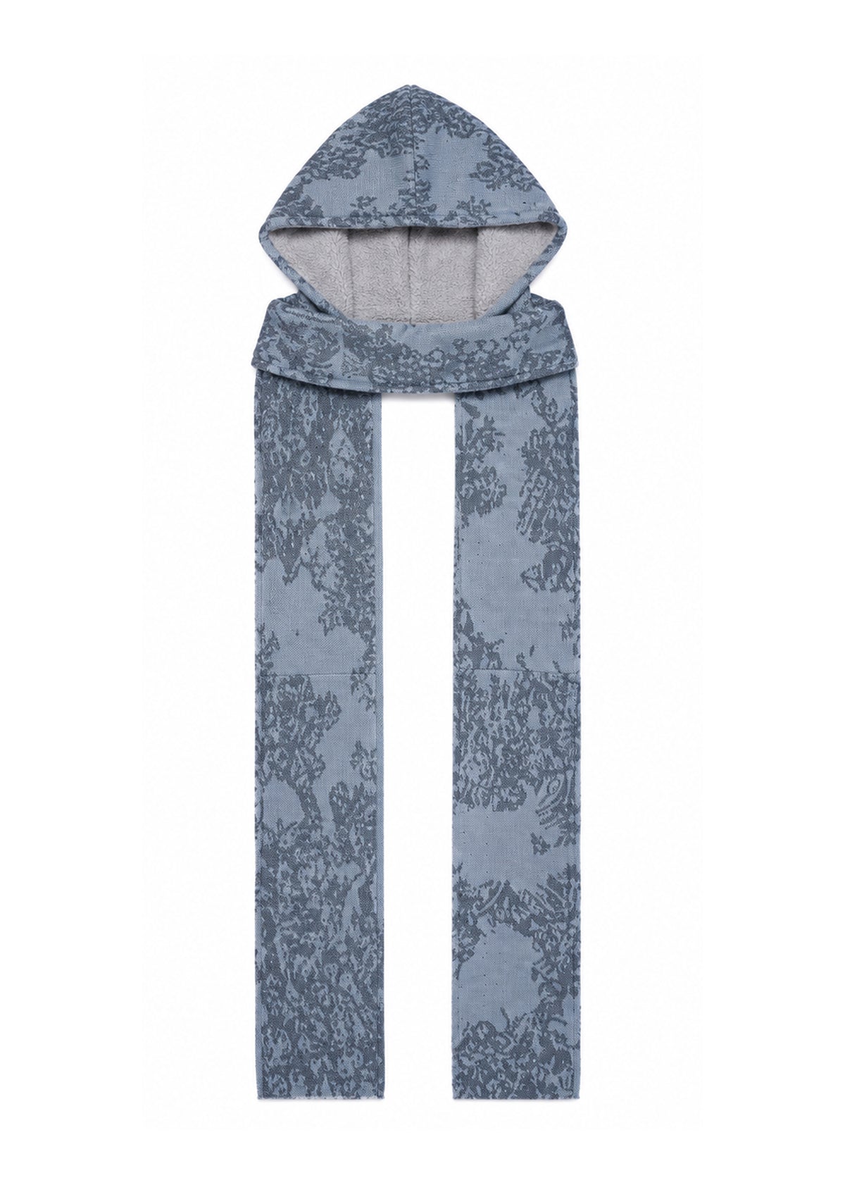 Jacquard Hooded Scarf