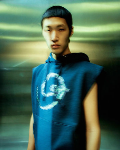 Sleeveless Spiral Hoodie