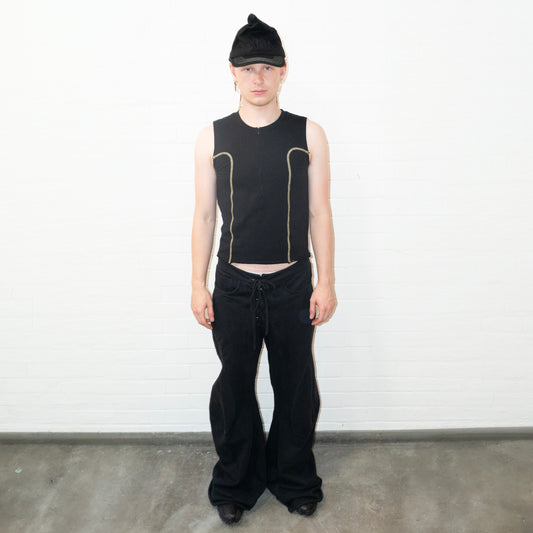 Prince Tank Black Yellow