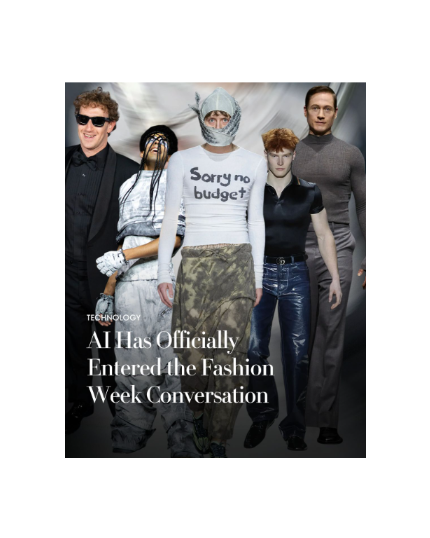 AI Has Officially Entered the Fashion Week Conversation