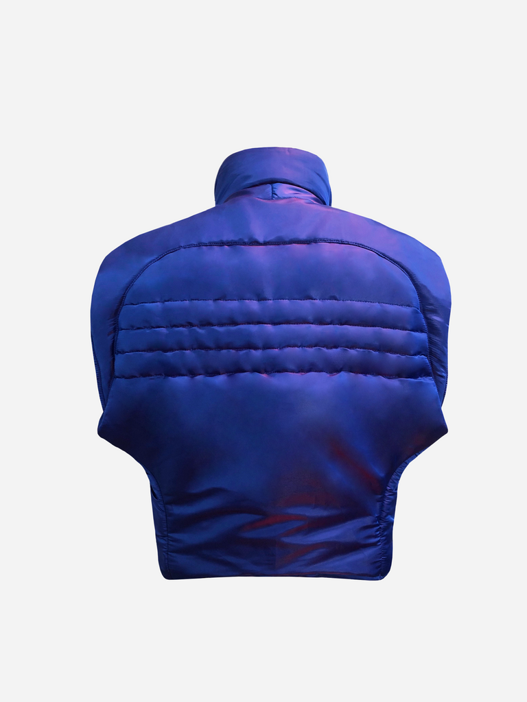 SS23 Blue Chromeo Quilted Vest