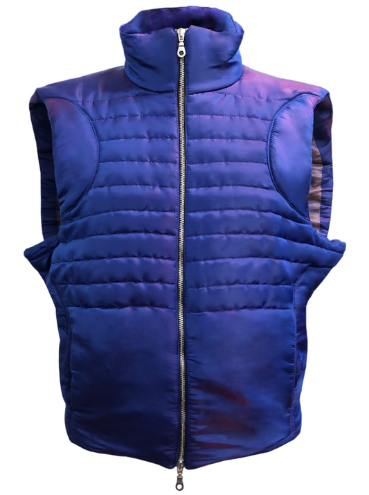 SS23 Blue Chromeo Quilted Vest - Sale
