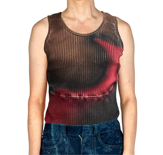 Stays Tank Brown/Red