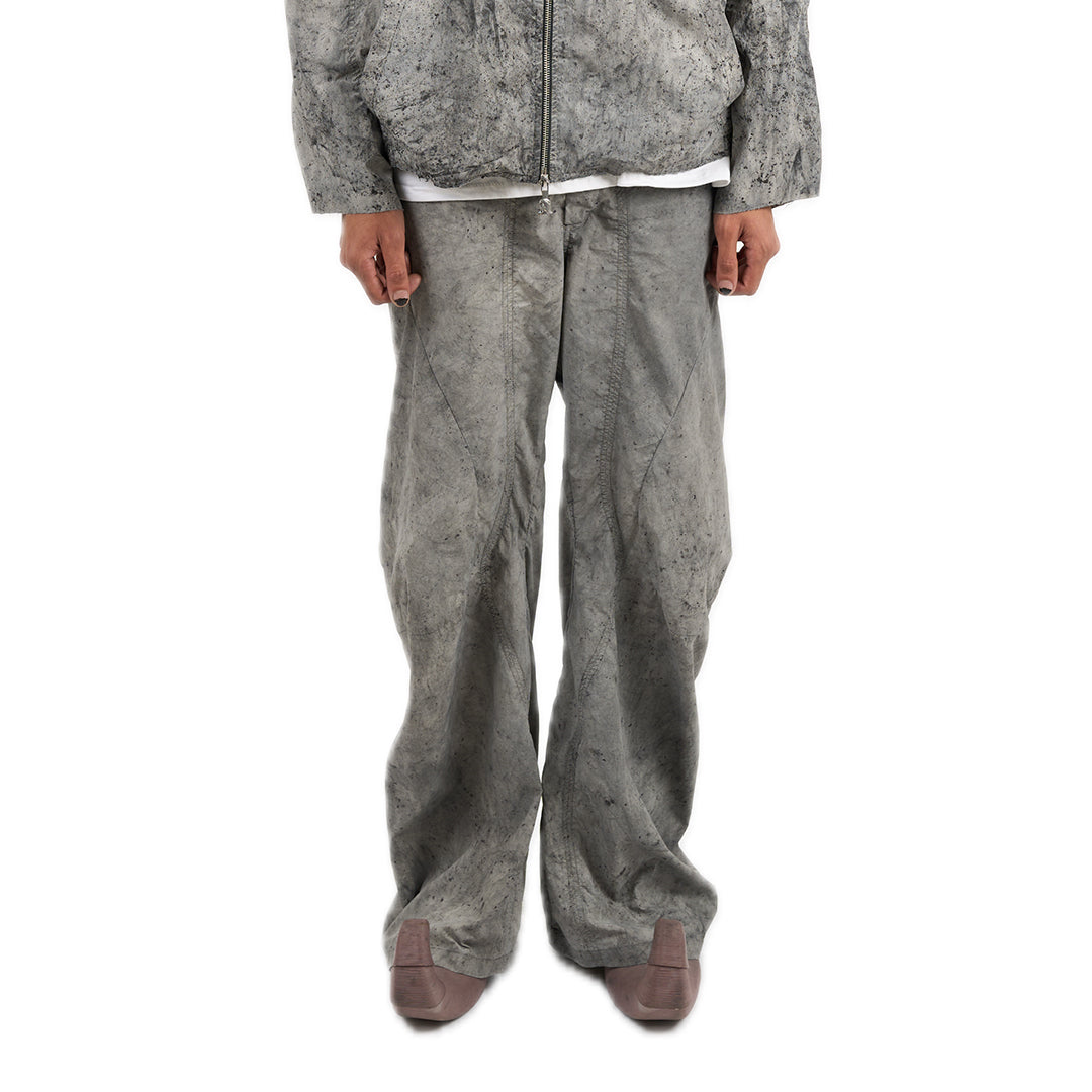 Technical Nylon Engineered Flare Dirty Silver