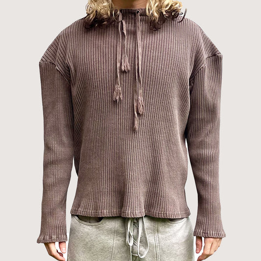 Gambeson Ribbed Longsleeve Brown