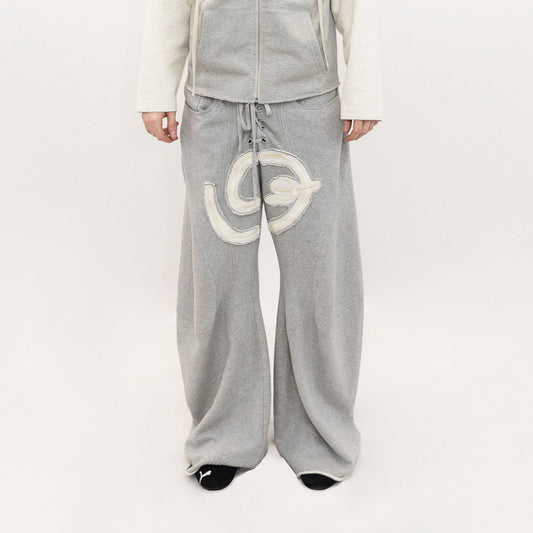 Marl Embroidered Jogger