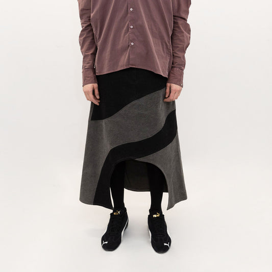 Vortex Skirt Black Charcoal